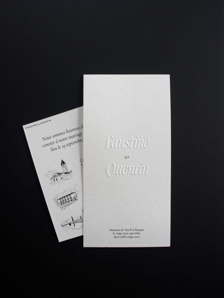 faire-part-mariage-gaufrage-impression pantone